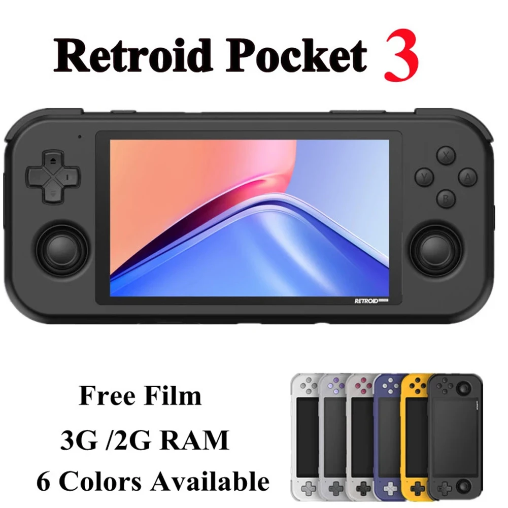 

Портативная игровая консоль Retroid Pocket 3 Android 11, 4,7 дюйма, 4000 мАч, сенсорный экран, видеоигры, консоли для PS2, Игровая приставка, подарки