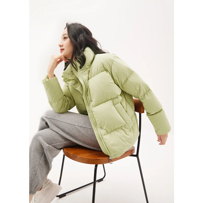 2022 90%  White Duck Down  Down Jacket Women  100g-150g  Casual  Parkas Winter Jacket Women Thin Puffer Jacket Women