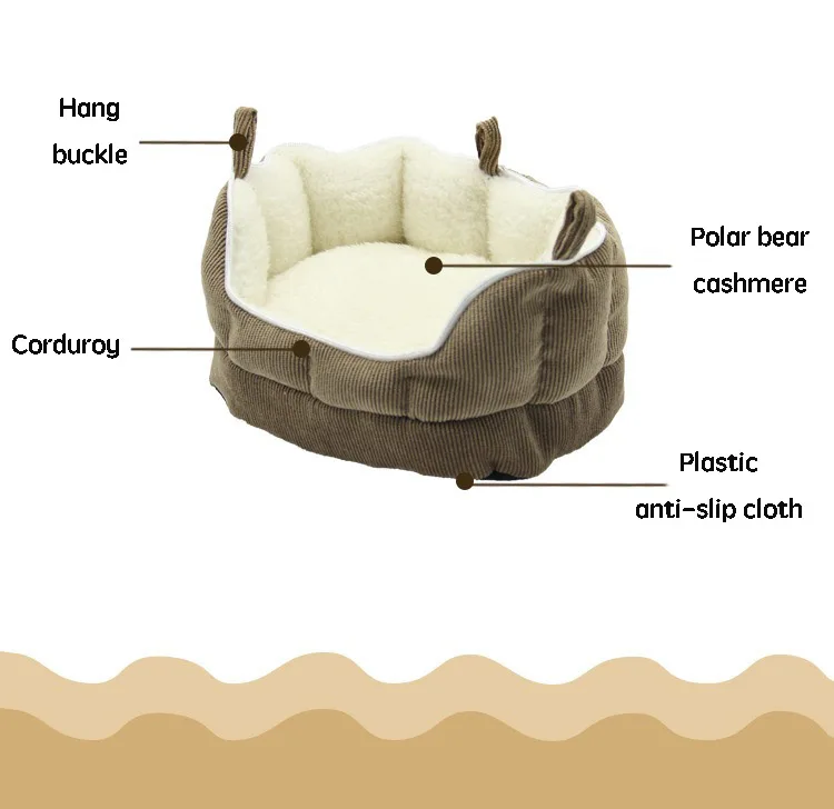 Дешевый мягкий маленький домашний питомец крыса хомяк кровать семейный дом