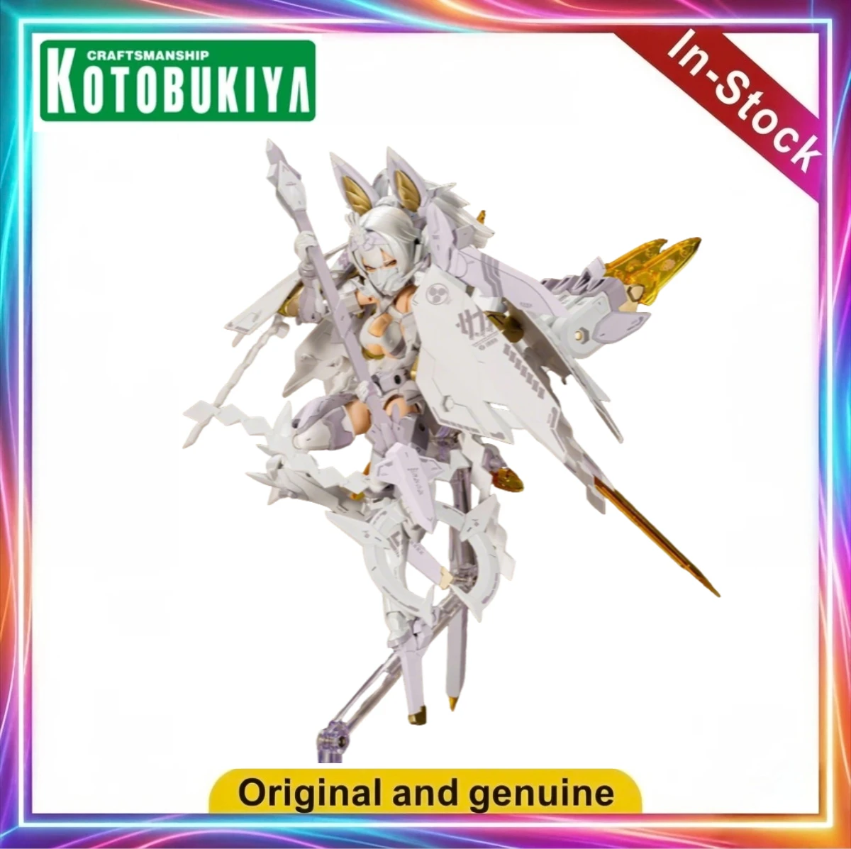 Фото Коллекционная фигурка KOTOBUKIYA Goddess Device Choura Tamamo-mae: Золотистый ретривер с белой мордой, масштаб 1:1, модель, игрушка, подарок №1