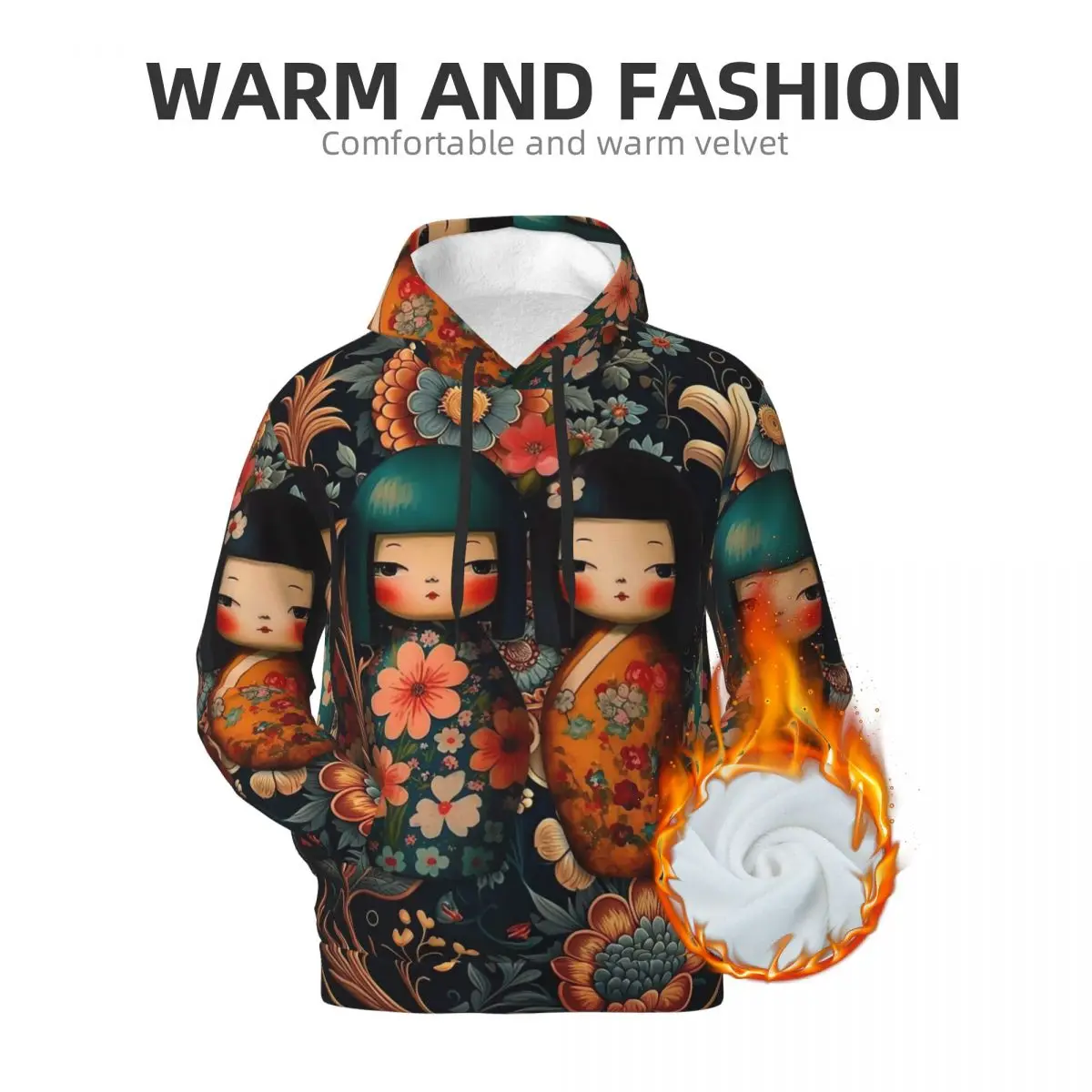 Уличная одежда для японских кукол осенние необычные пуловеры Kokeshi толстовка с