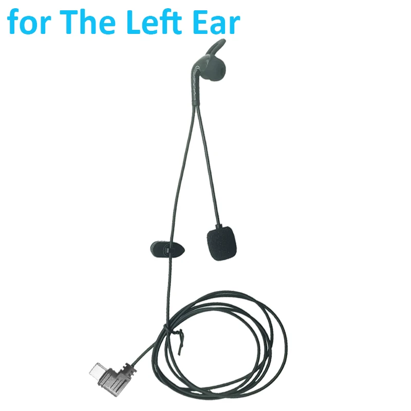 

Наушники-вкладыши с интерфейсом EJEAS Type-C, подходят для Bluetooth-домофона мотоциклетного шлема V4 Plus/V6pro+