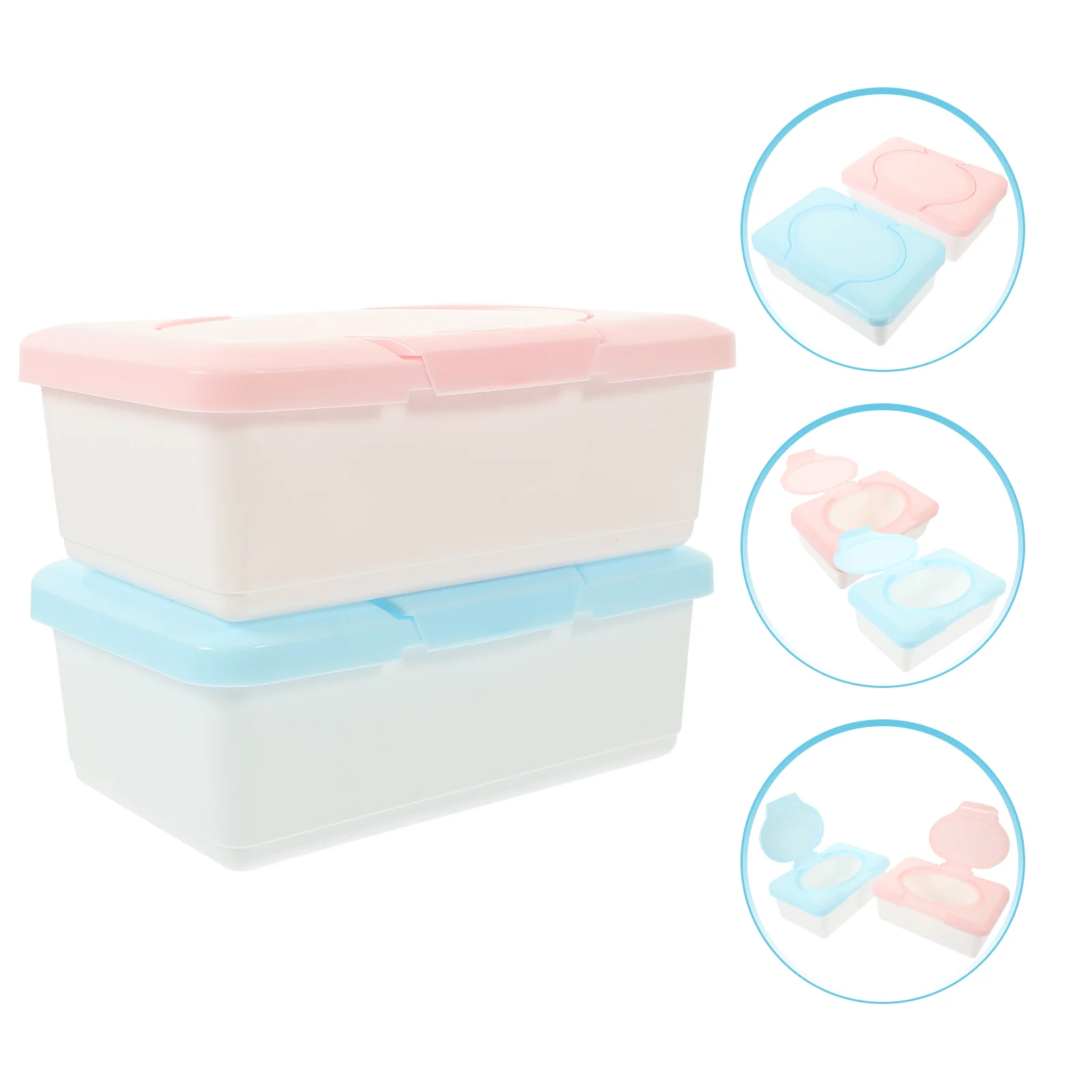 

Wipe Wipes Dispenser Box Baby Holder Travel Container Wet Tissue Case Refillable Bathroom Outdoor Portable Containers Handheld
