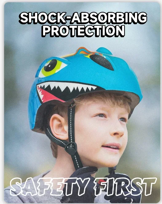 Детский Защитный Велосипедный Шлем С Мультяшным Внешним Дизайном Спортивный Для