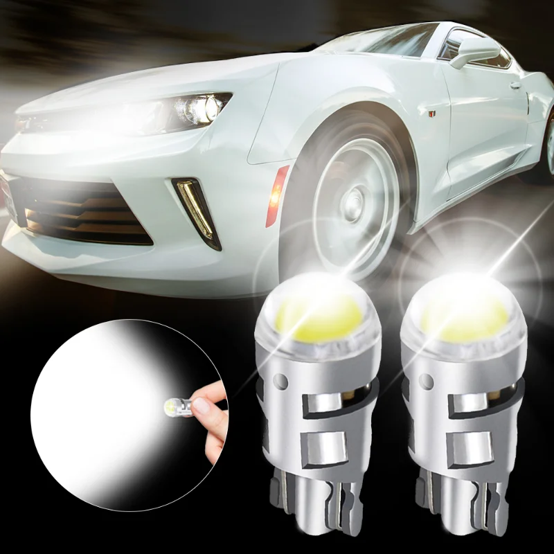 Купи T10 W5W 3030 LED Car Signal Lamp High Brightness Car Reversing Light Fog Lights Reading Lamp Auto Clearance Bulb 12V за 103 рублей в магазине AliExpress