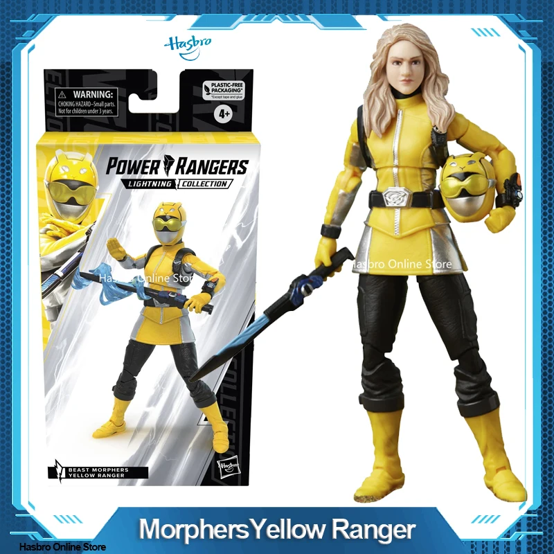 

Hasbro Power Rangers Lightning Collection Beast Morphers Yellow Ranger 6-inch Action Figure Toys for Kids Birthday Gift F4518