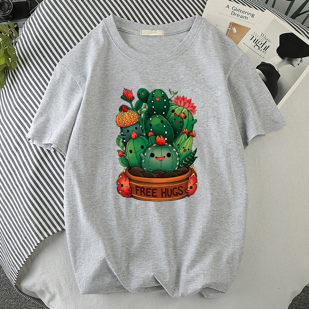 Футболка мужская с забавным принтом кактуса Размеры S-Xxxl