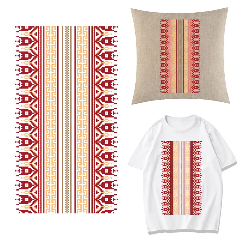 

Ukrainian Print Vyshivanka Ukraine Patch Clothing Thermoadhesive Patches on Clothes Iron-on Transfers Custom Sticker for T-shirt