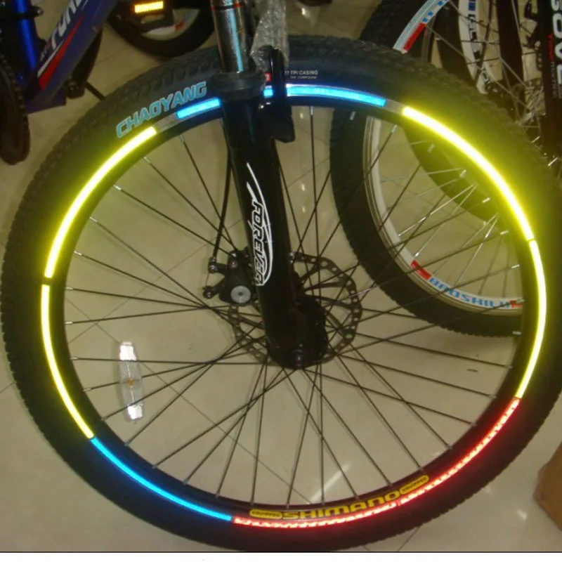 Светоотражающая велосипедная наклейка для дисковых тормозов колеса 26 27 28 Дюймов