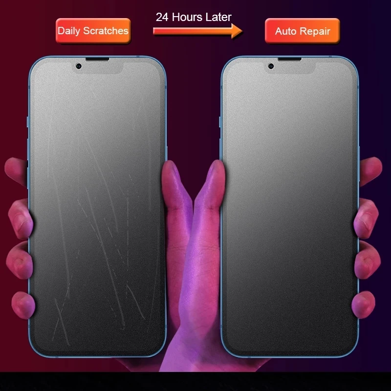 1-3Pcs Matte Hydrogel Film for IPhone 11 12 13 Pro Max Mini Frosted Screen Protectors for IPhone X XR XS MAX 6 14 7 8 Plus SE