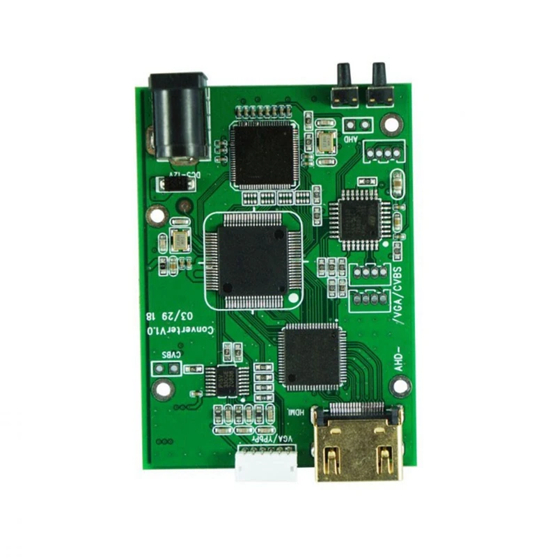 

Hot AHD41 4-In-1 HD Video Signal Convertor Board AHD TVI CVI CVBS Signal To -Compatible VGA CVBS Signal Convertor Board