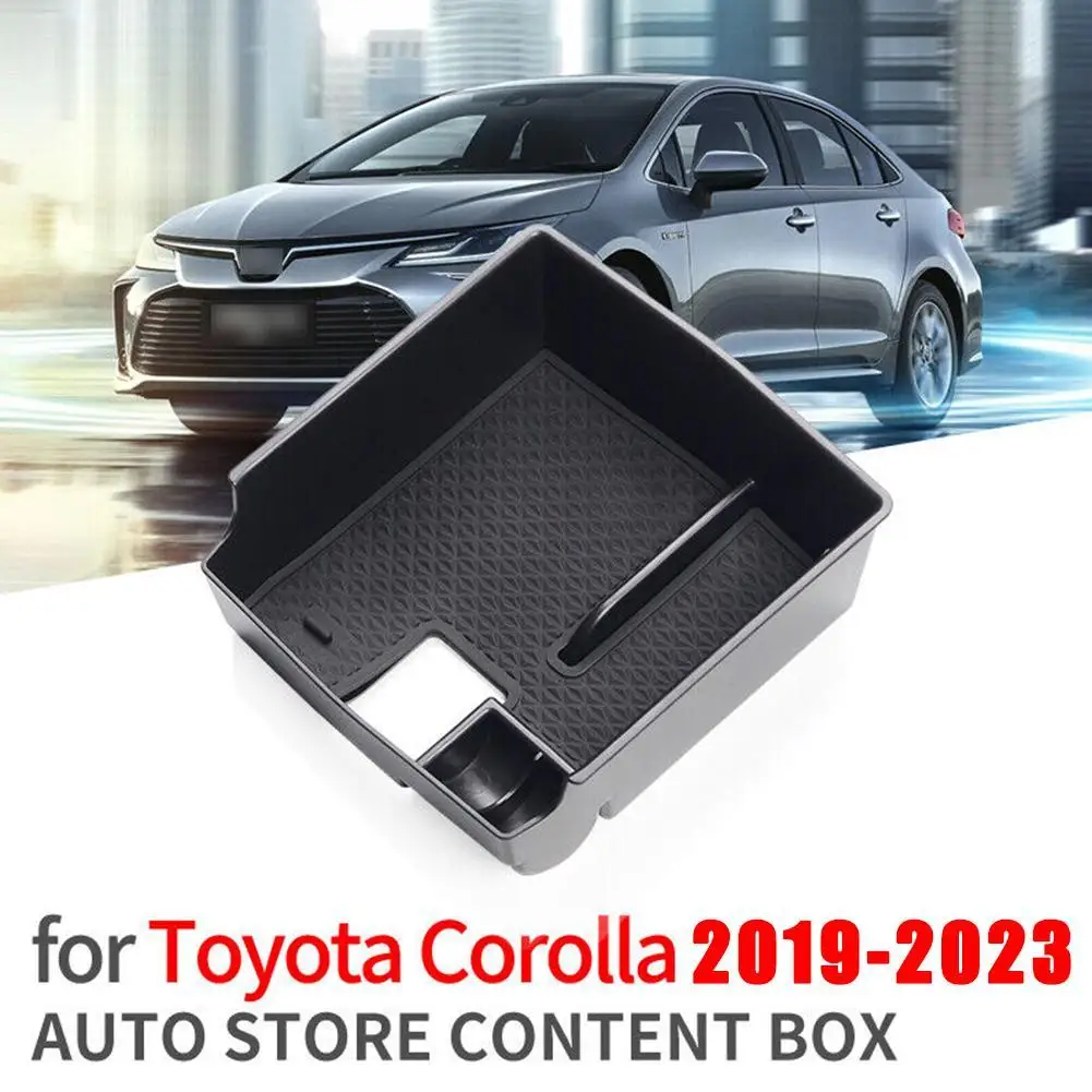 

Для Toyota Corolla 2019-2023 ящик для хранения в подлокотнике автомобиля, контейнер-органайзер для хранения и поддержания порядка, поднос чехол