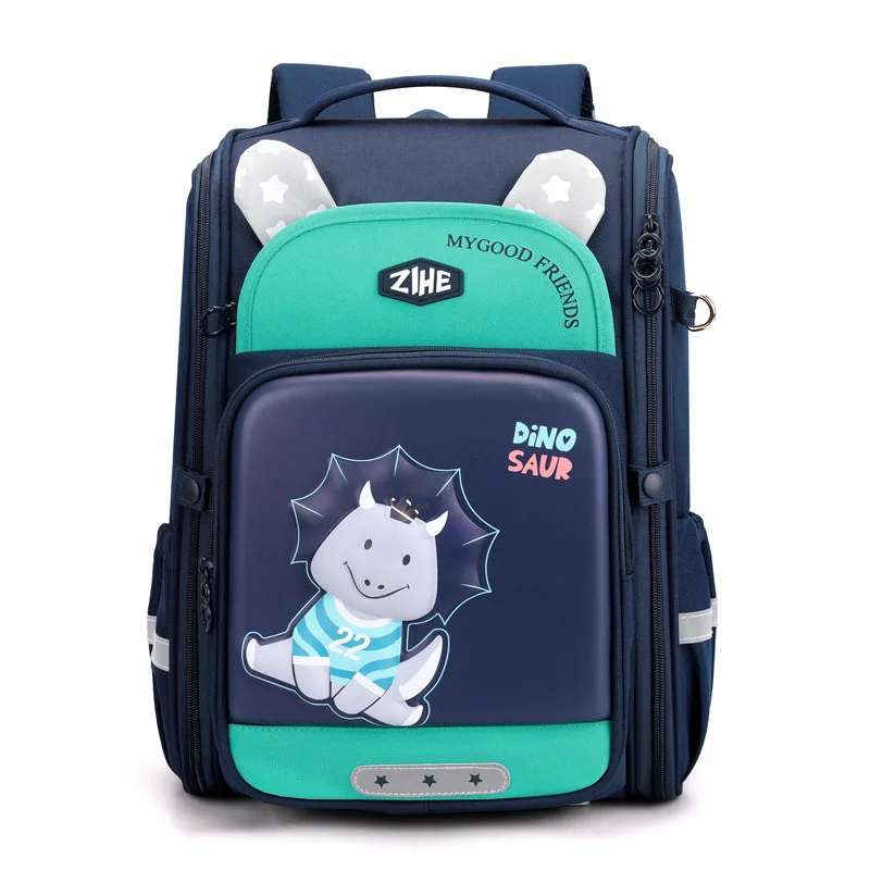 Детский школьный портфель для мальчиков и девочек, водонепроницаемый рюкзак для начальной школы, ортопедический детский школьный ранец