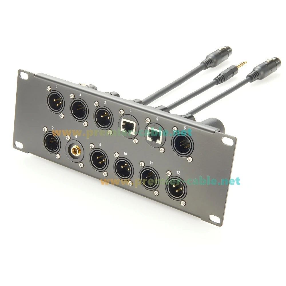 5-контактный адаптер DMX512 типа D RJ45 CAT5e на XLR сквозной переборный разъем NC5MDM3-H-PCB-RJ45