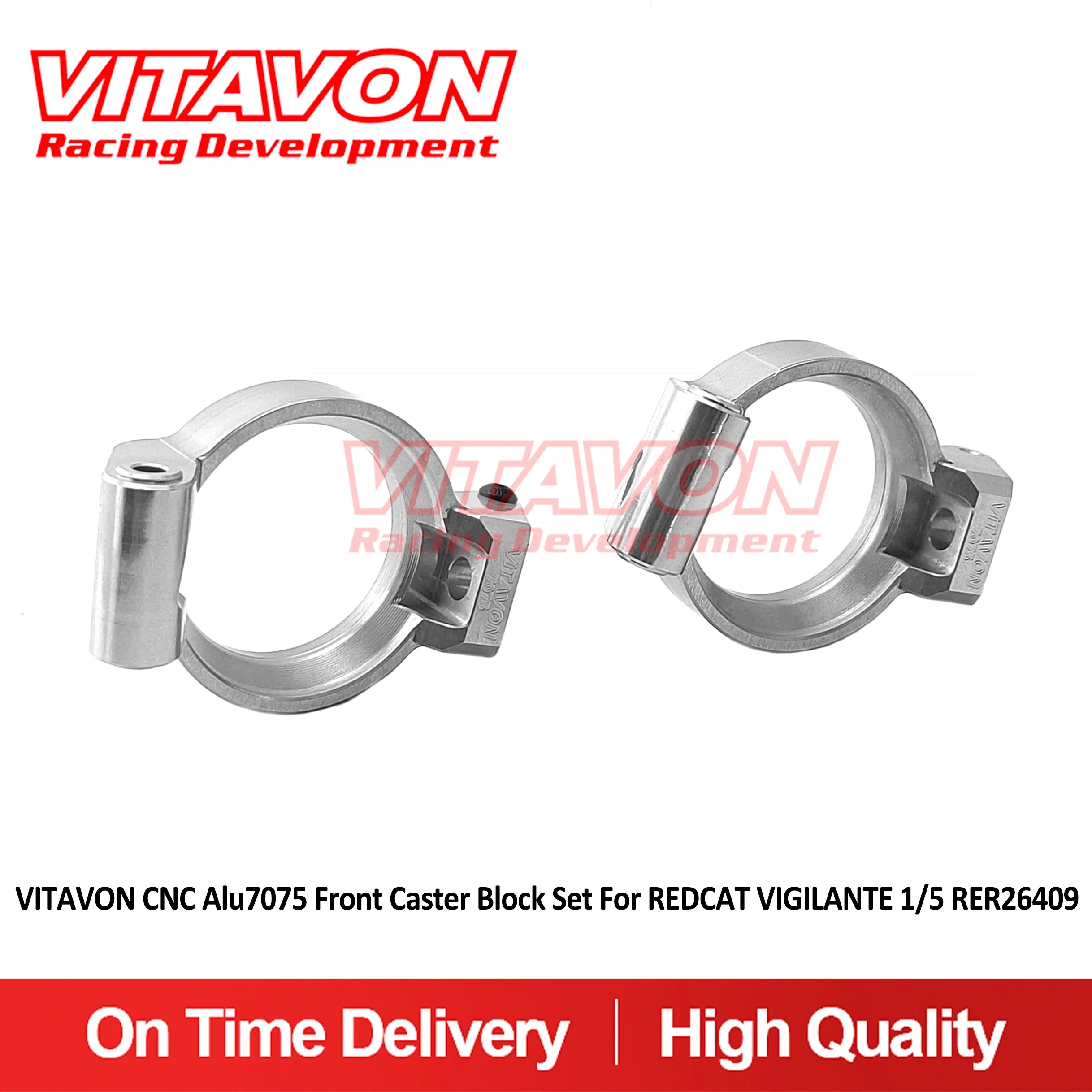 VITAVON CNC Alu7075 комплект передних роликовых блоков для REDCAT Ghost 1/5 RER26409