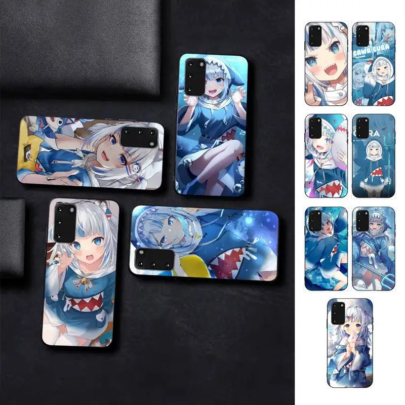 

Gawr Gura Phone Case For Samsung S 9 10 20 21 22 23 30 23plus lite Ultra FE S10lite Fundas
