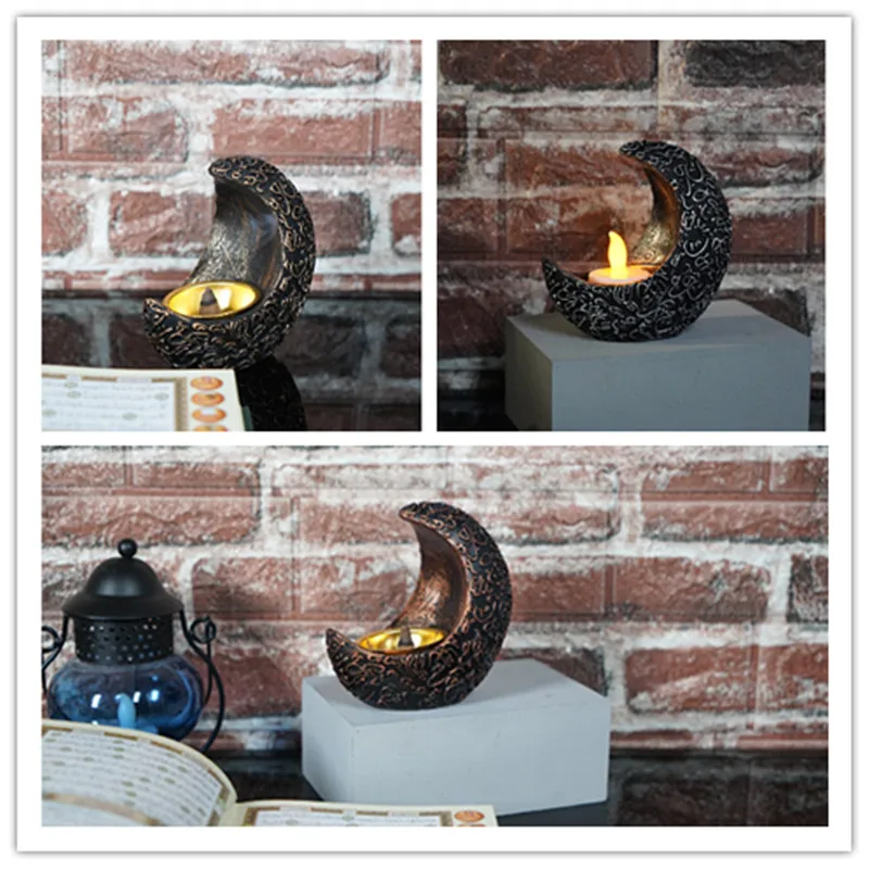 

Eid Mubarak Crafts Islam Muslim Festival Decoration Ramadan Aromatherapy Candlestick Ornament Ramadan and Eid Gifts Kareem Decor