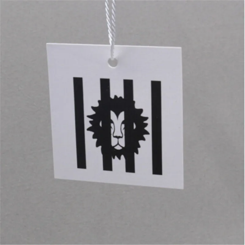 

Matte lamination non handwritten Custom Swing Tags 300gsm paper garment hanging tag 1000pcs/lot