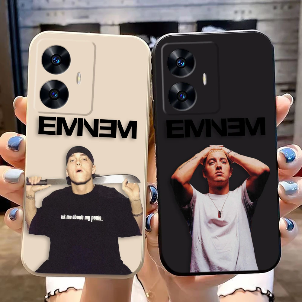 Чехол для телефона Hip Hop Singer e-Eminem Realme C65 C63 C53 C35 C55 C33 C30 C21Y C20 C12 C11 GT 2 XT NARAO 20 30 50 Case Funda