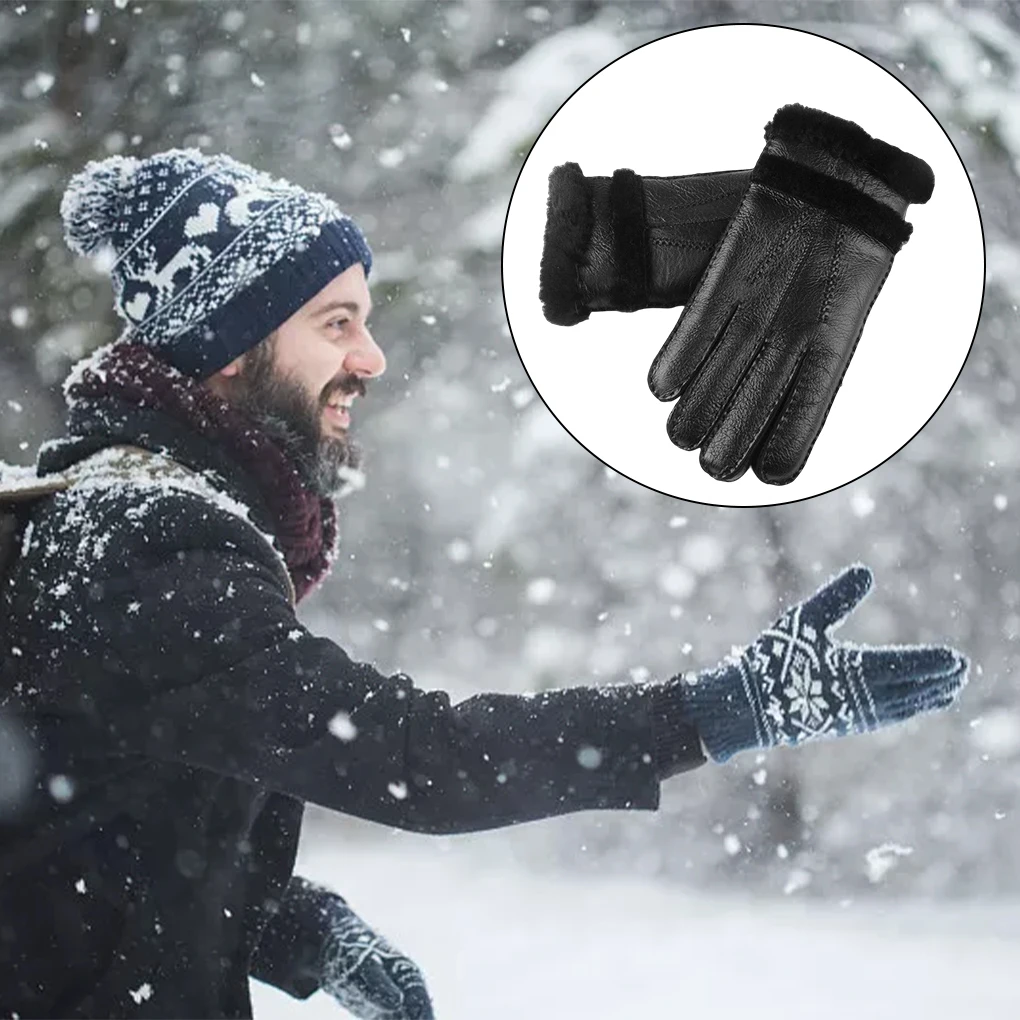 

1 Pair Women Men Warm Glove Camping Skiing Windproof Gloves Accessories