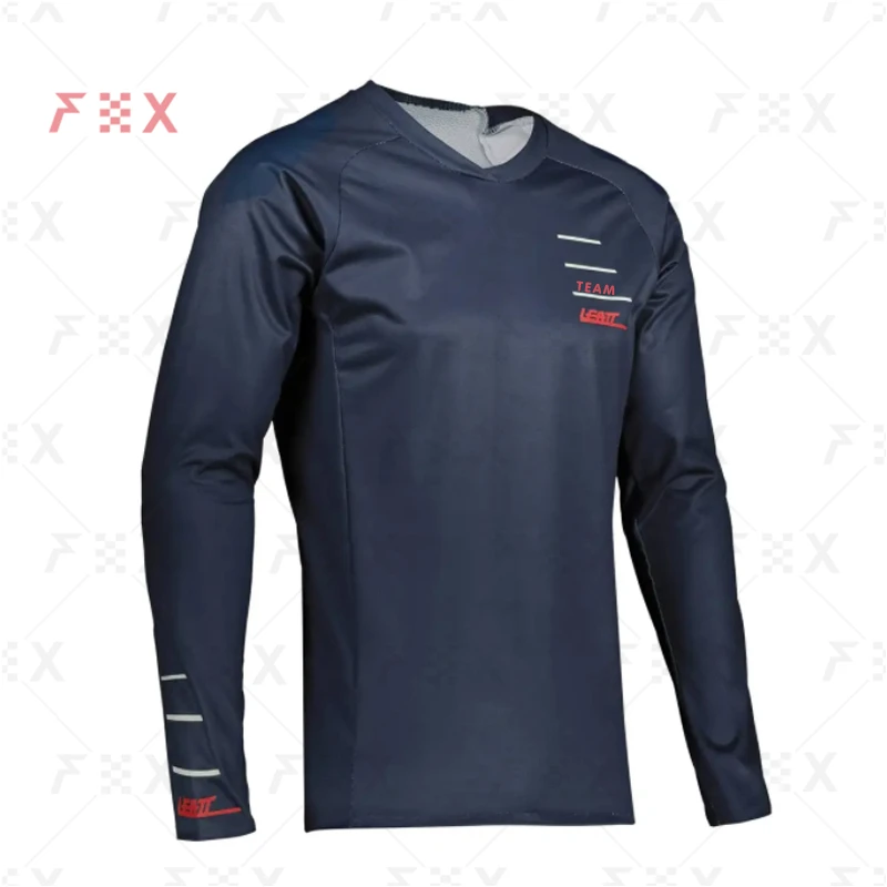 

2021 Men's Downhill Jerseys team Leatt Mountain Bike MTB Shirts Offroad DH Motorcycle Jersey Motocross Sportwear Racing Bike mx