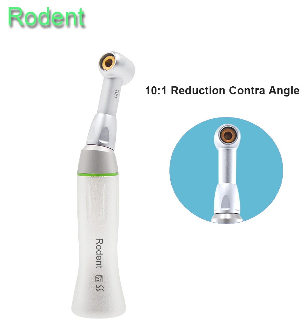 Dental 10:1 Reduction Contra Angle Handpiece 60°Twist Reciprocating Hand Files Head For Endodontic Dental Oral Equipment