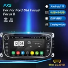 Автомагнитола 2DIN, мультимедийный проигрыватель, Android 11, GPS, для Ford Old FocusFocus II Galaxy II Kuga C-Max S-Max 2008, 2009, 2010, 2011 CD, BT, DSP