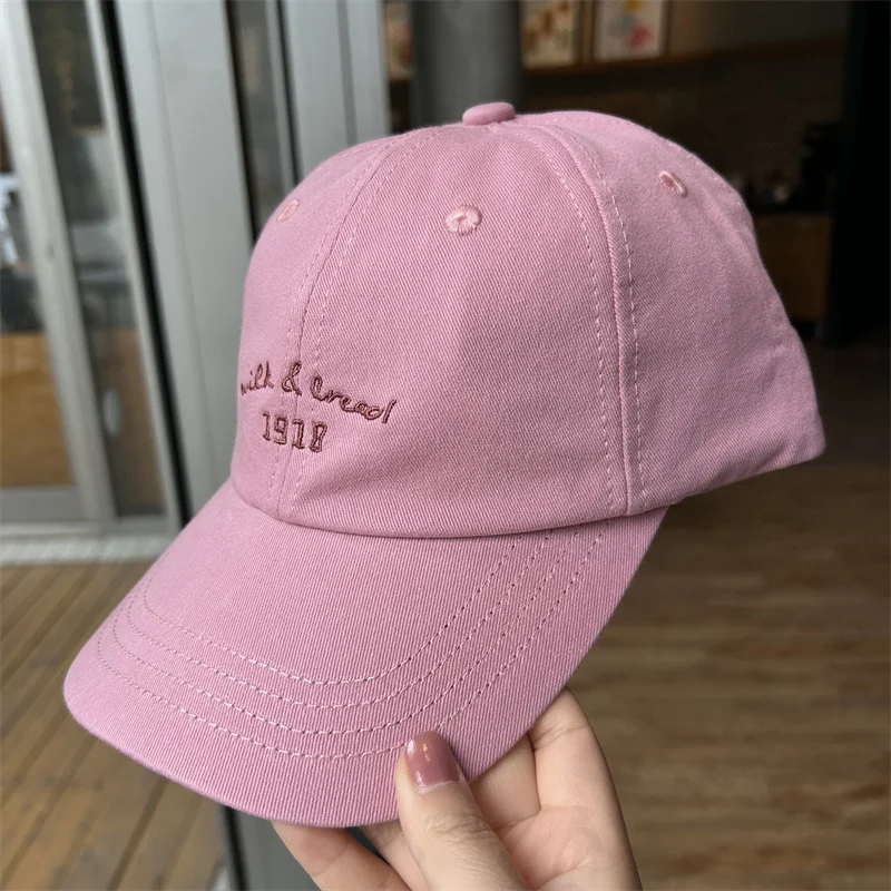 Новая вышивка букв Make Your Face Look Менше Бейсболка Мужская и женская летняя шляпа от