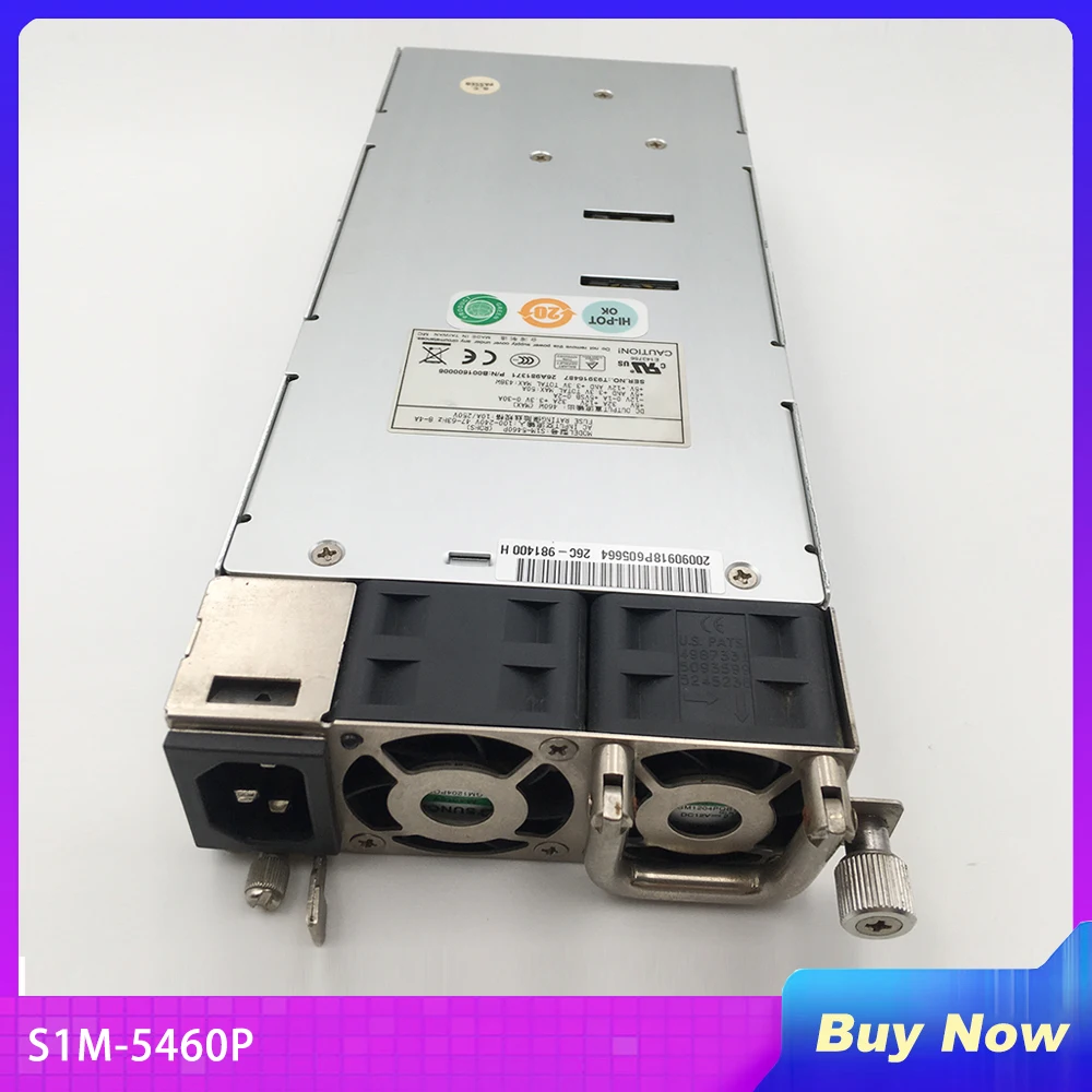 

S1M-5460P для Emacs избыточный источник питания с горячей заменой 460 Вт макс.