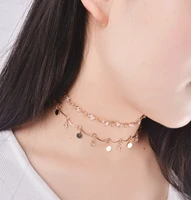 crystal tassel womens neck chain c1333