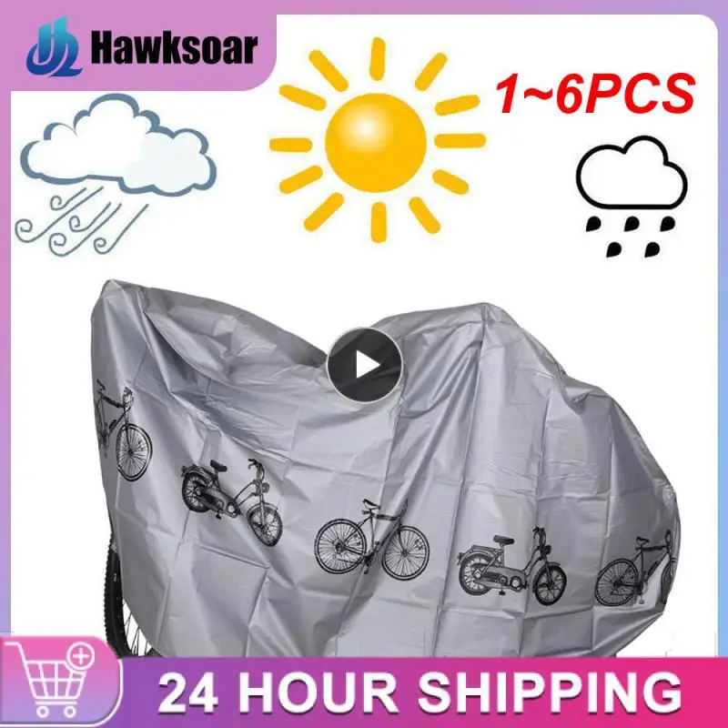 

1~6PCS Outdoor UV Protector MTB Bike Case Motorcycle Covers Tarpaulin Cover Cloth Waterproof Rain Case Tent