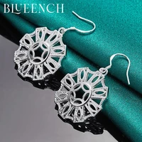 blueench 925 geometric simple eardrop earrings earrings for woman proposal wedding party fashion jewelry