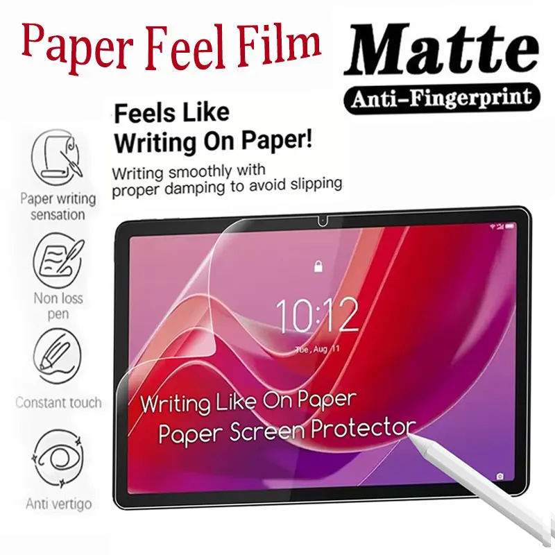 Матовая бумажная пленка для Lenovo Tab M11 2024 11 0 дюйма TB330FU защитная экрана Xiaoxin Pad
