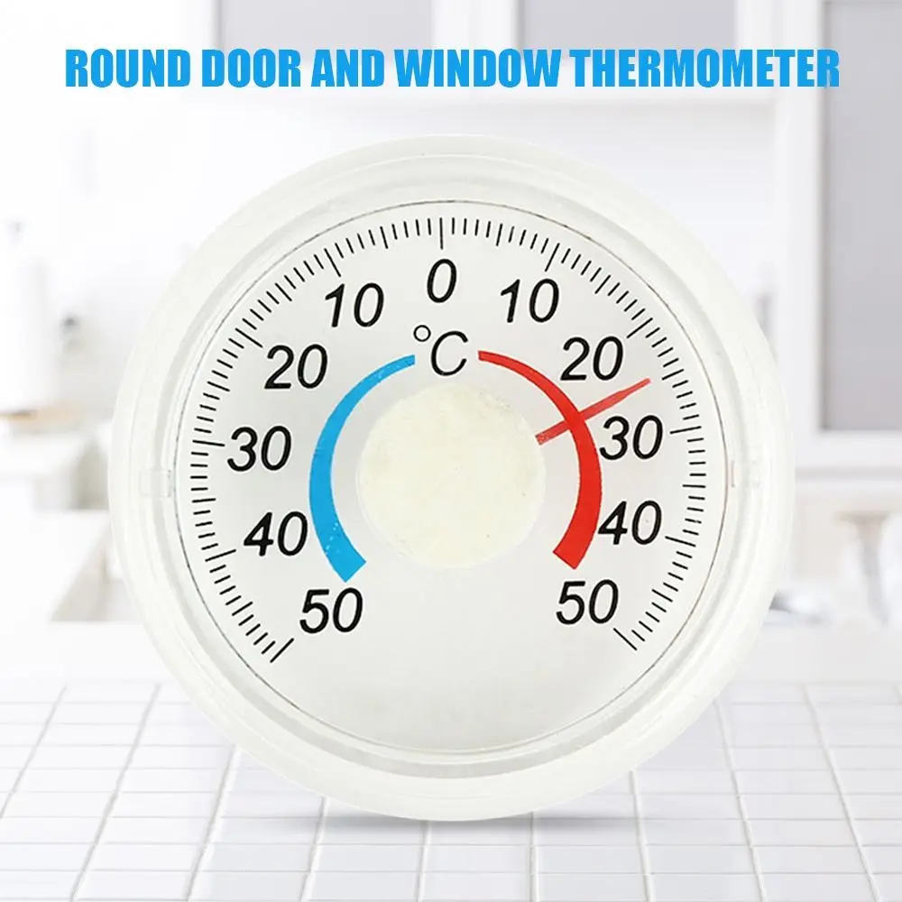 

Используйте прозрачный термометр для измерения температуры в помещении и на улице, Круглый Градуированный фотографический термометр