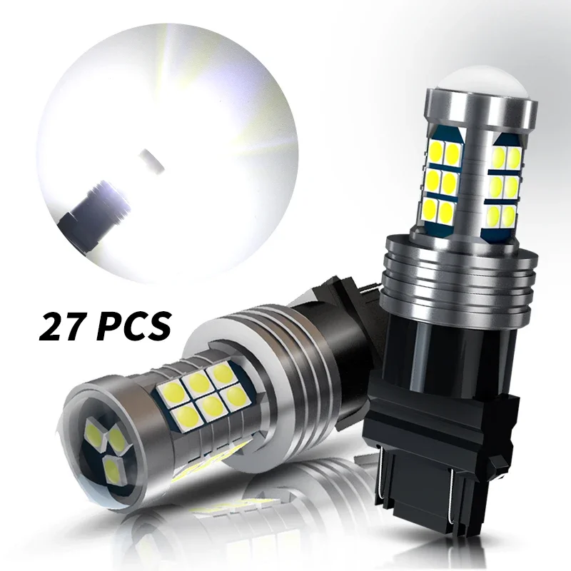 

3157 светодиодные лампы заднего хода P27/7 Вт Canbus для Dodge Durango Grand Caravan Intrepid Avenger Dakota Viper Ram Charger 1500