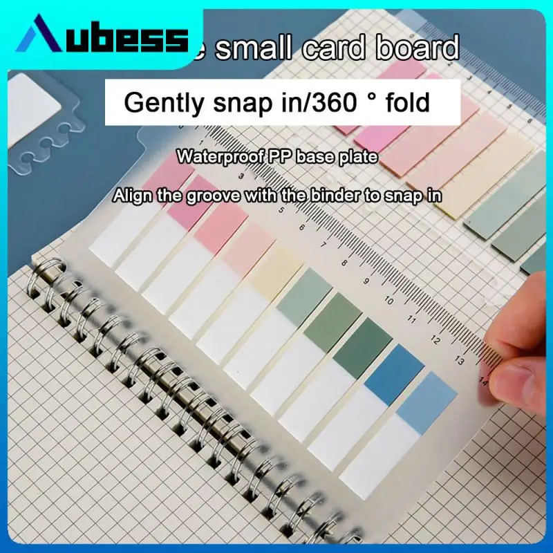 

ПЭТ флуоресцентная паста Morandi Color Morandi, клейкие прозрачные наклейки для классификации цветов, офисные принадлежности 44 11 мм