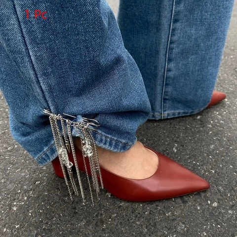 Брошь с жемчужным бантом в форме сердца, съемная брошь для брюк, декоративная брошь с жемчужными пуговицами, затягивающаяся джинсовая юбка с затягивающейся пряжкой