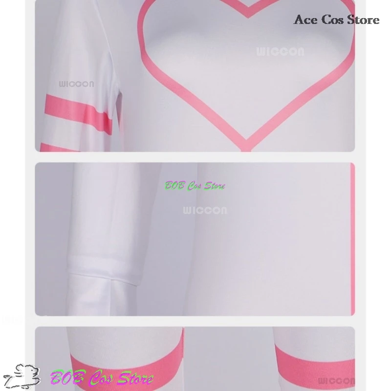 Hazbin Angel Dust Outfit Косплей Костюм отеля Розовый парик Onsie Сексуальный танцевальный