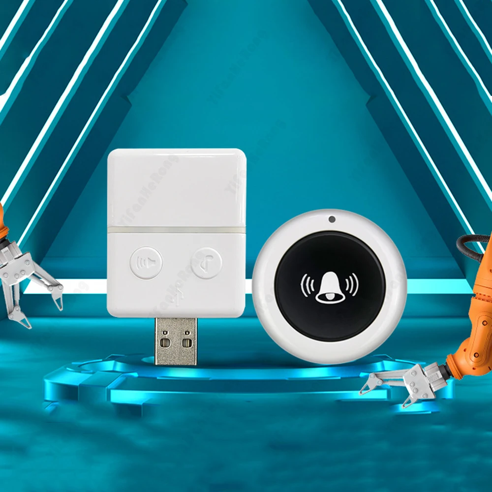 

Дверной мини-звонок, умный беспроводной дверной звонок с USB, сильный сигнал, низкое энергопотребление, умный дверной звонок для ухода за кроватью