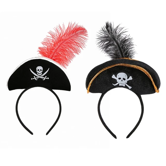 Sombrero Pirata Diadema Pirata De Halloween Tiaras Y Coronas Banda Para El  Cabello Día De Los Muertos Diadema - Diadema - AliExpress