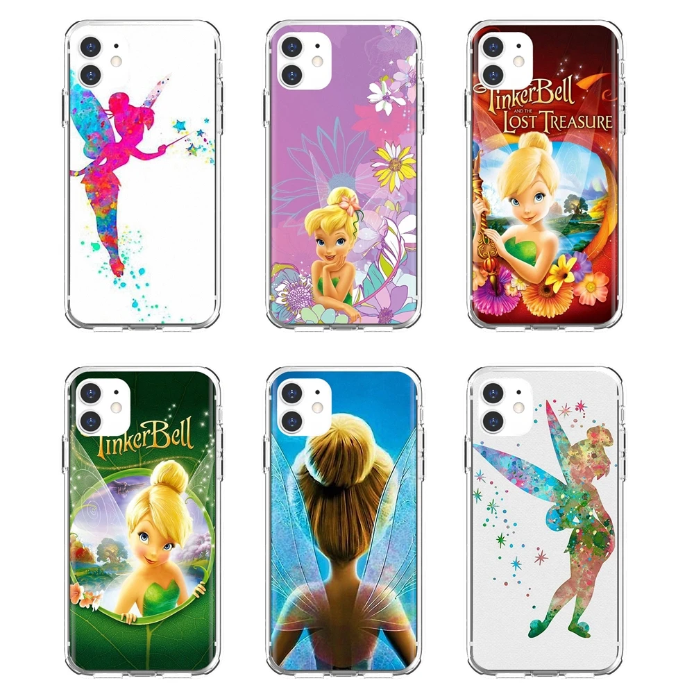 

For iPhone 10 11 12 13 Mini Pro 4S 5S SE 5C 6 6S 7 8 X XR XS Plus Max 2020 Jp tinkerbell tinker bell Periwinkle Covers