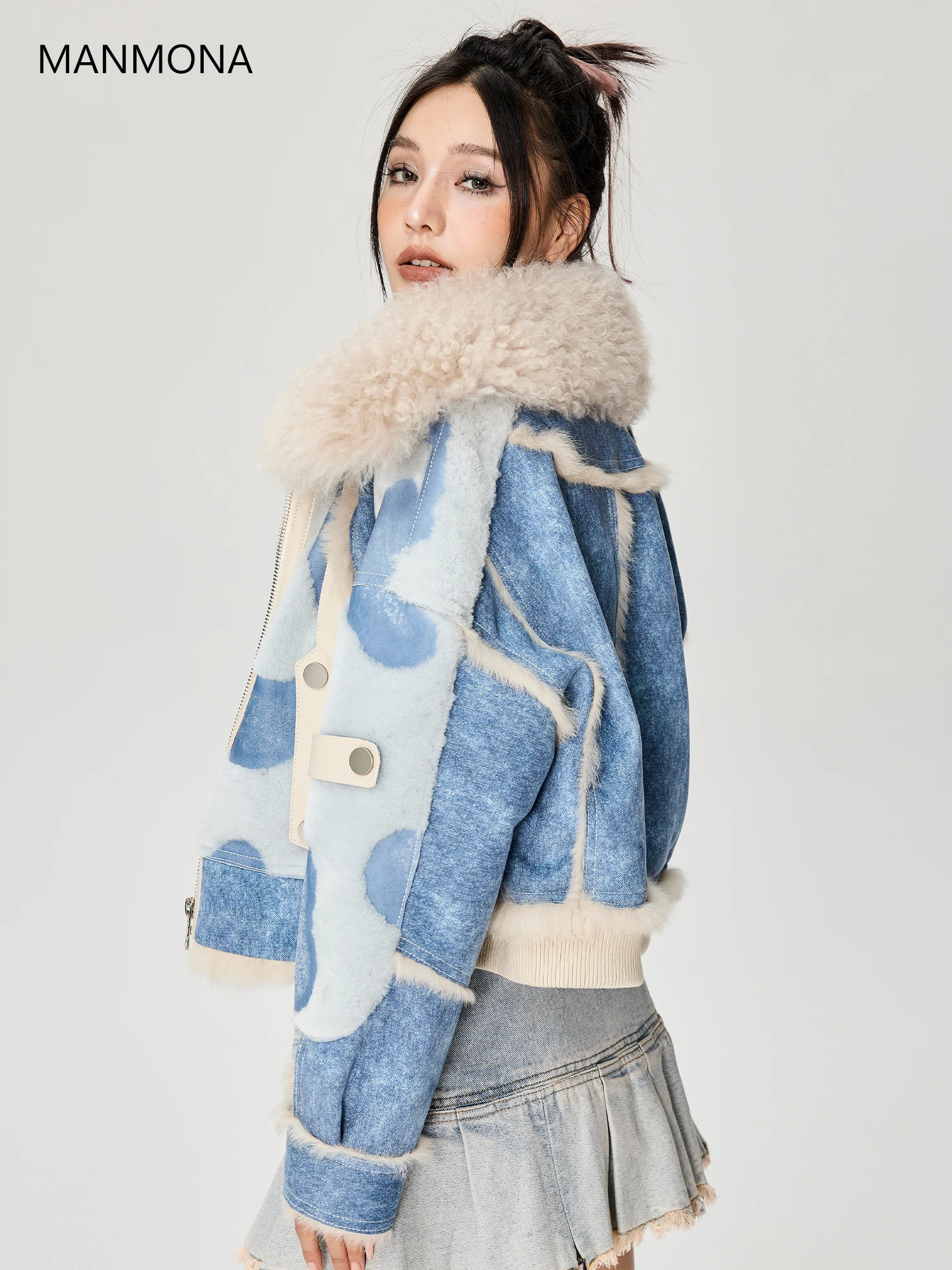 Retro Imported Fur Integrated Women's New Winter Short Fur Coat fox fur coat enlarge