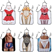 muscle mens apron bikini apron apron aprons for woman kitchen apron baking accessories apron for men aprons