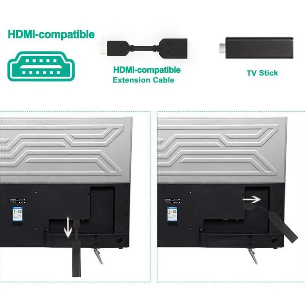 Новый совместимый Удлинительный кабель штырь-гнездо 15 см версия 2 0 4K HD для