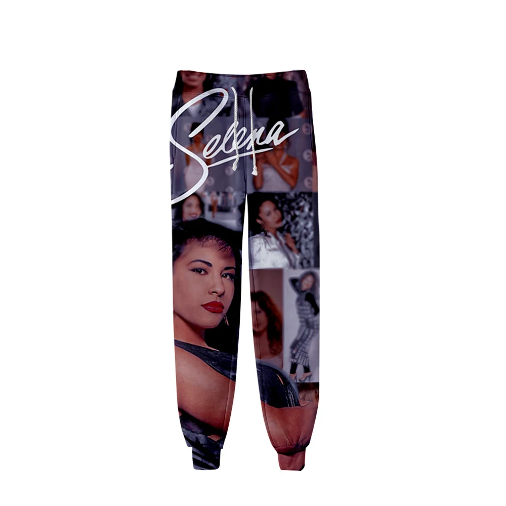 

2022 New Arrival Fashion 3D Jogger Pants Selena Quintanilla U.S. Cool Women Singer Cool Streetwear Sweatpant Classic Trend Pants