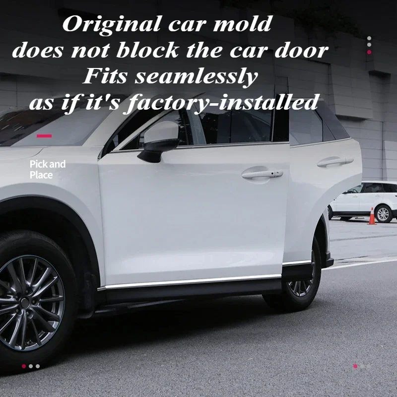 Подходит для Mazda CX5 2017-2021 боковая отделка двери из нержавеющей стали отделочная