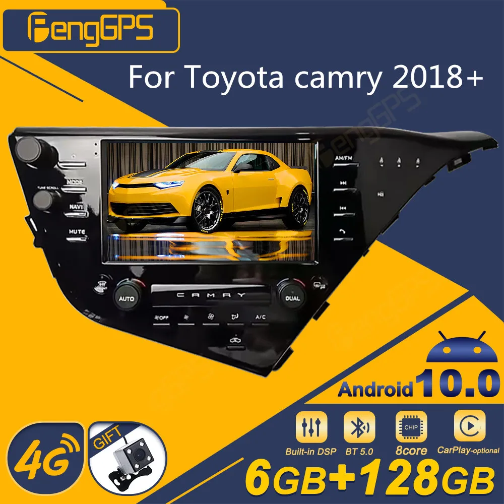 

For Toyota Camry 2018+ Android Car Radio 2Din Stereo Receiver Autoradio Multimedia Player GPS Navi Head Unit Screen