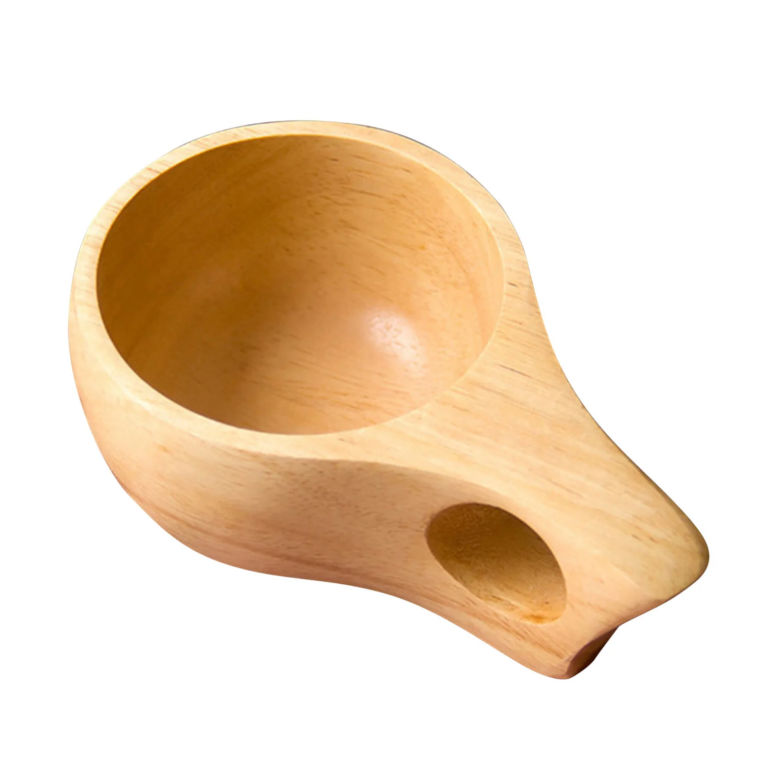 

Portable Wood Coffee Mug Wooden Rubber Tea Cups Water Drinking Mugs Drinkware