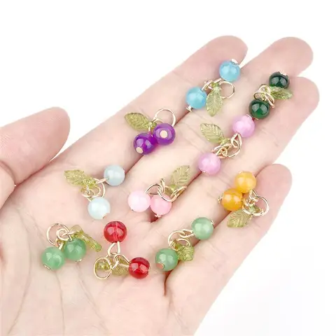 SEVENWELL 3D стеклянные вишневые подвески