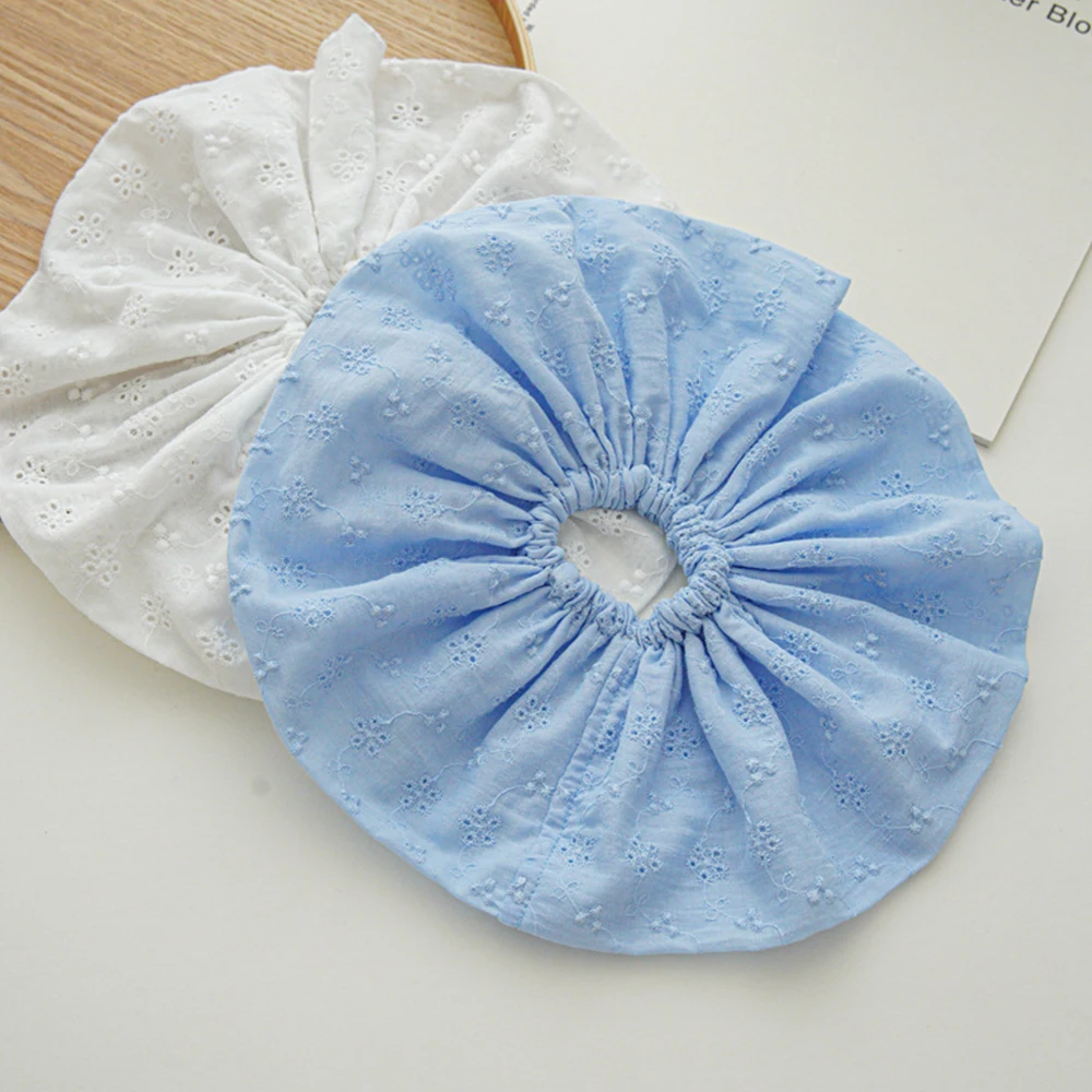 

Hair Accessories High Elastic Hair Ring 30cm Oversize Hair Scrunchies Hollow Out Cloth Fabric DIY Solid Color Handmade Hair Rope